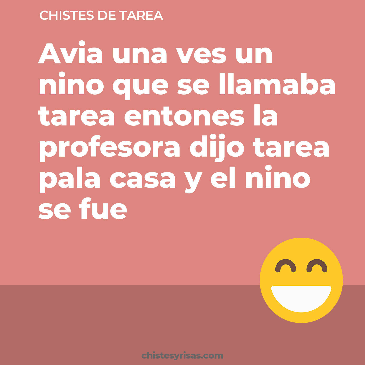 chistes de Tarea cortos