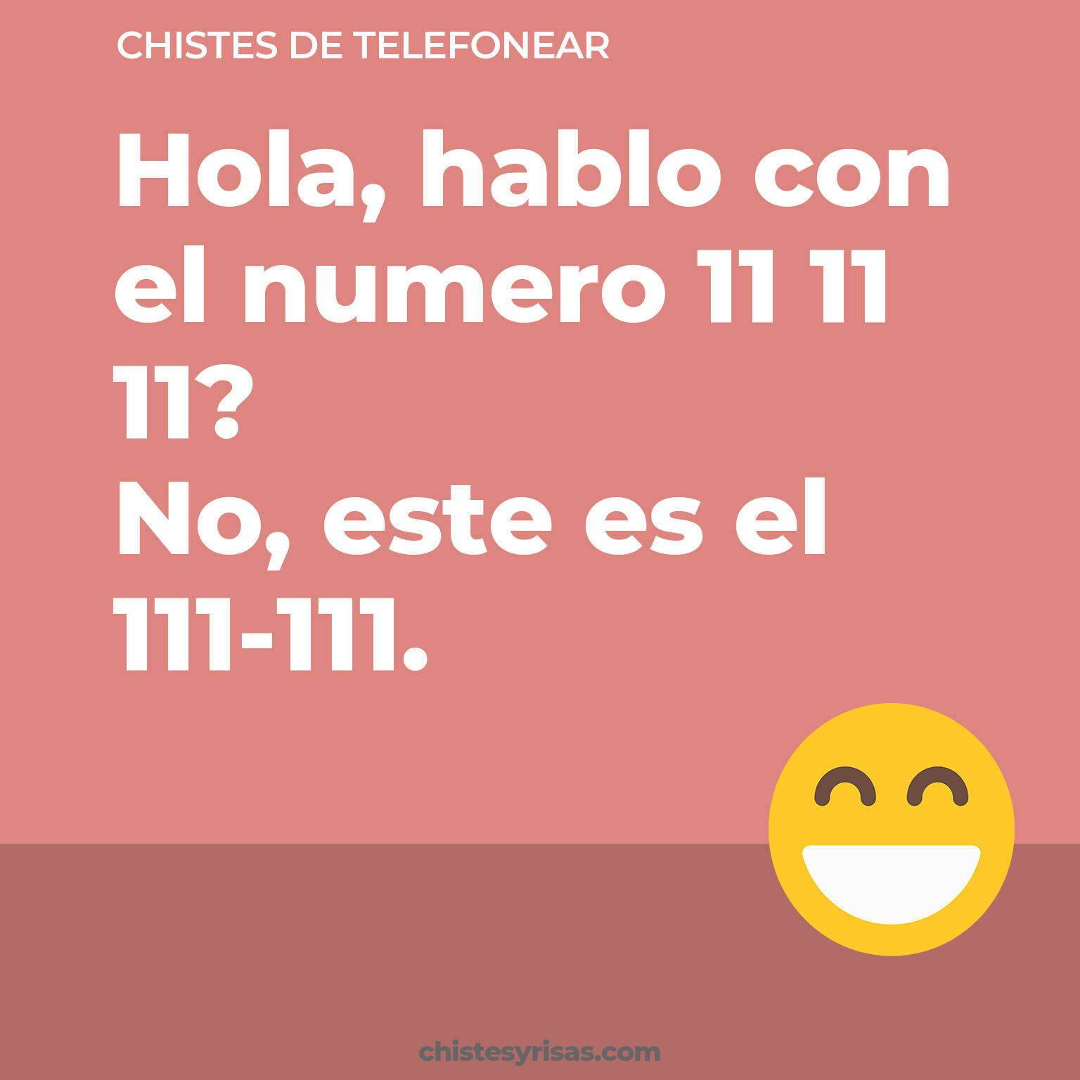 chistes de Telefonear cortos